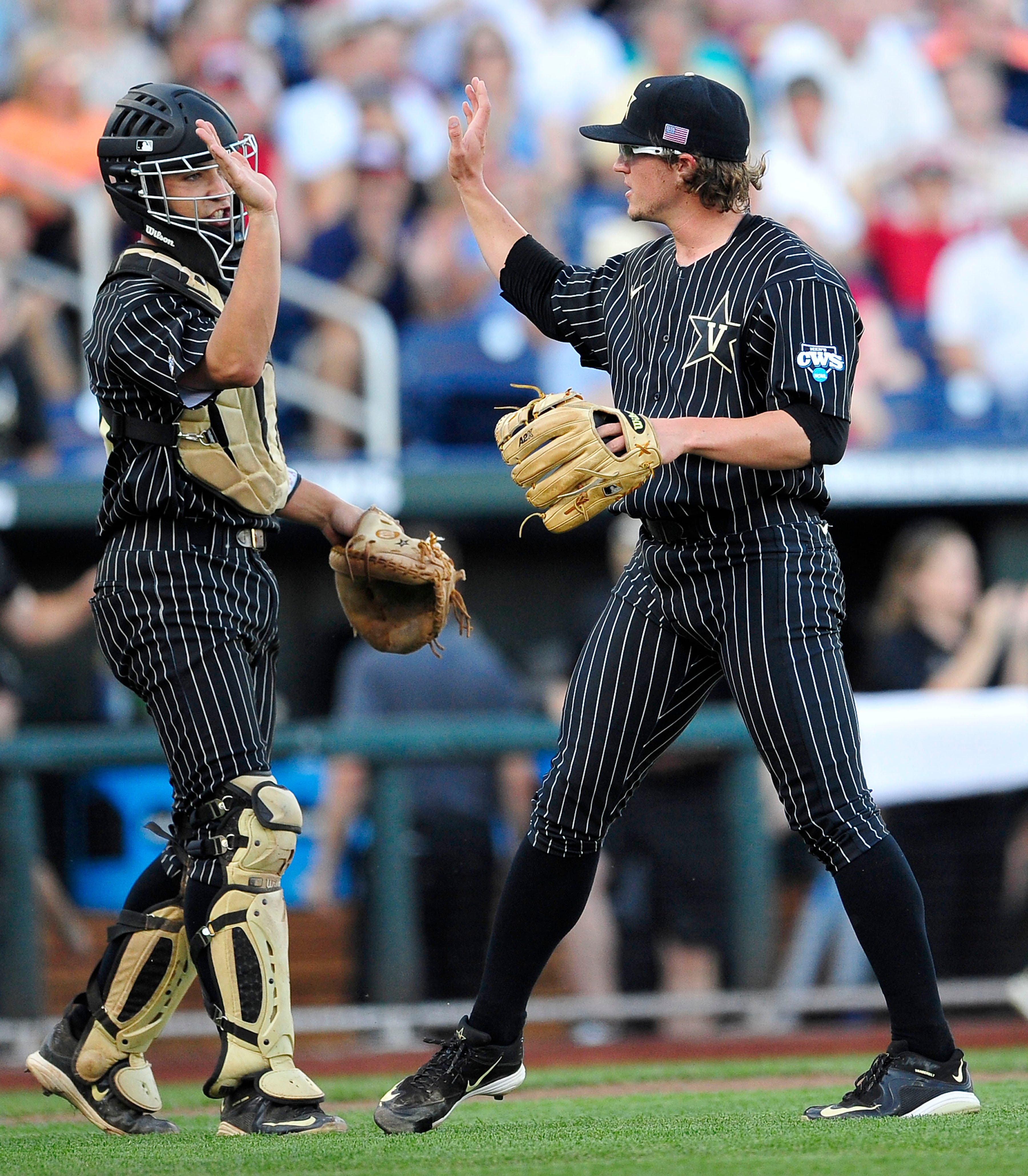 vanderbilt baseball pinstripe jersey